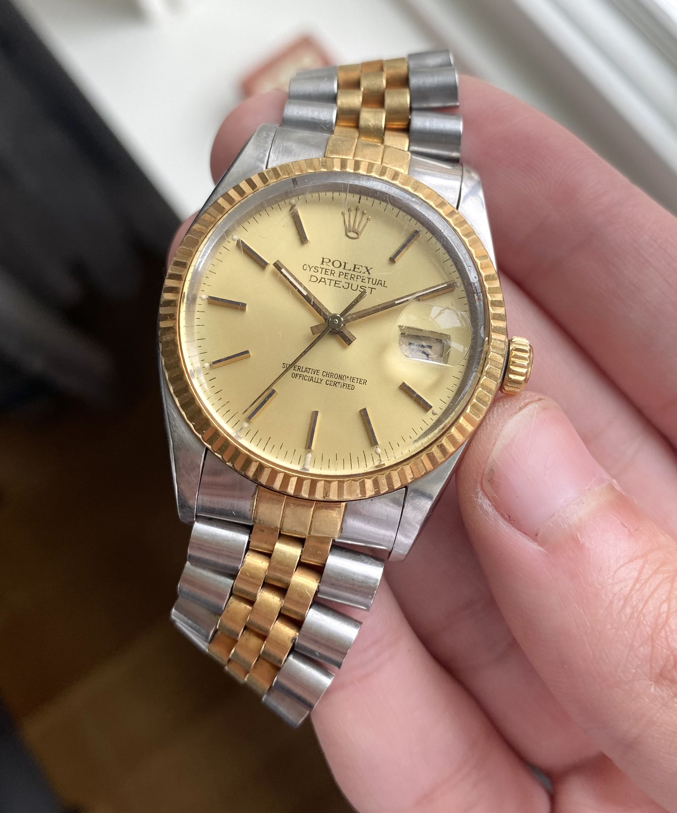 Rolex Datejust 16013 Two Tone Danny s Vintage Watches